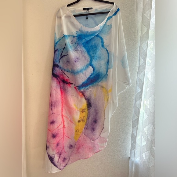 America and Beyond | Rainbow Butterfly One Shoulder Dress - Picture 6 of 12